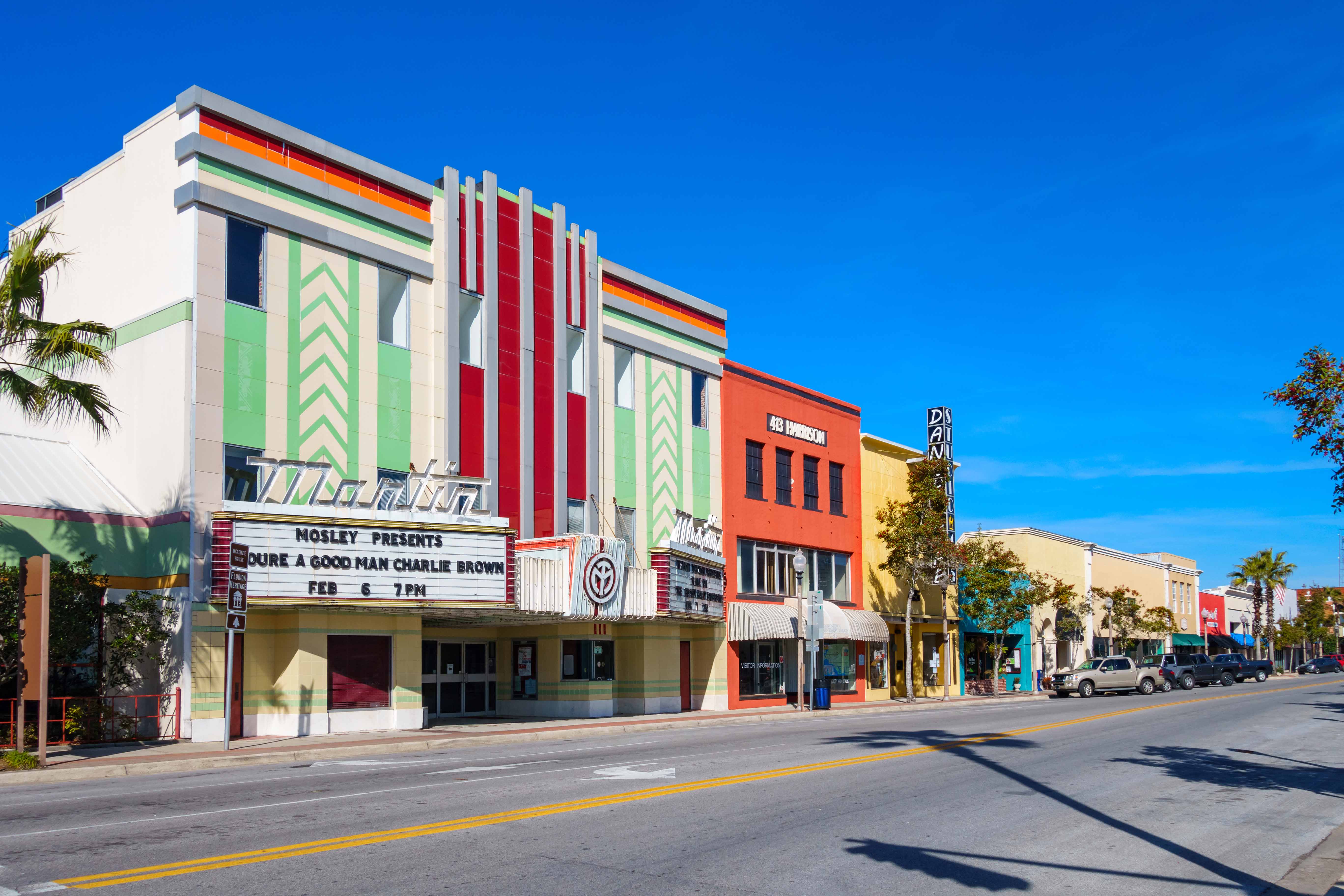 Harrison Avenue in Downtown Panama City Florida USA Alarm Partners